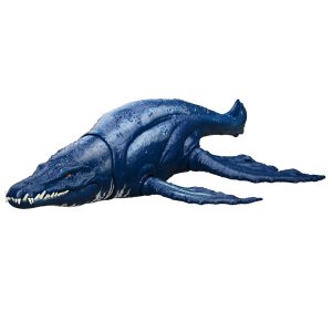 Jurassic World Wild Roar Brachauchenius Dinosaur Action Figure Toy, Attack, Light & Sound, Scan Code