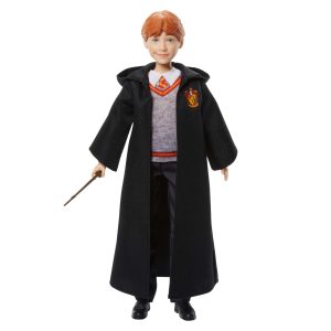 Ron Weasley Fashion Doll in Signature Hogwarts Uniform With Wand Accessory, Inspired By The Movie
