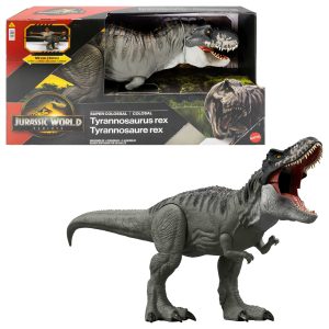Jurassic World Rebirth Super Colossal Tyrannosaurus Rex Action Figure, T-Rex Dinosaur Movie Toy