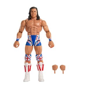 WWE Elite Legends British Bulldog Action Figure & Accessories, Series 29 6-Inch Collectible Set