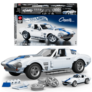 Mattel Brick Shop Hot Wheels Jogo de Construção Elite '63 Corvette Grand Sport