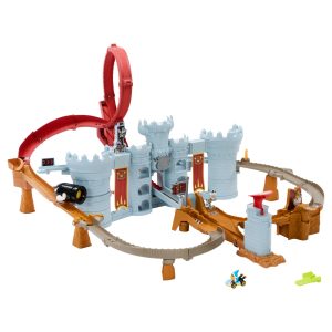 Hot Wheels-Coffret Mario Kart Château de Bowser-Avec Véhicule Kamek