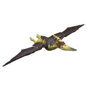 Jurassic World Wild Roar Pteranodon Dinosaur Action Figure Toy, Attack, Light & Sound, Scan Code