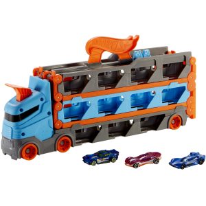 Hot Wheels City Pista de Juguete Remolque Pista de Carreras