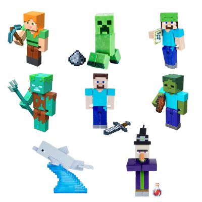 Minecraft Vanilla Figura de Acción Mobs de 3.25"