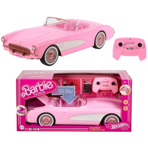 Hot Wheels Corvette Barbie Radiocommandée - Tirée du Film Barbie