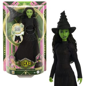 Universal Pictures Wicked Poupée Elphaba Chantante Avec Habillages et Accessoires - Bientôt Disponible